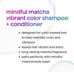 vibrant color shampoo + conditioner bundle – mindful matcha, 27.5 oz - Image 6