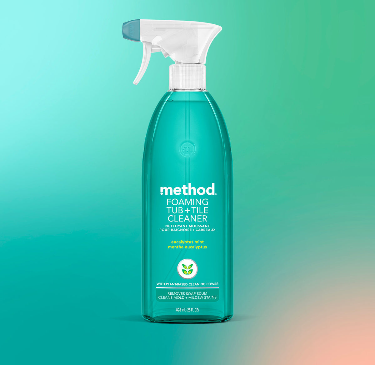 foaming tub + tile cleaner – eucalyptus mint, 28 fl oz - Image 2