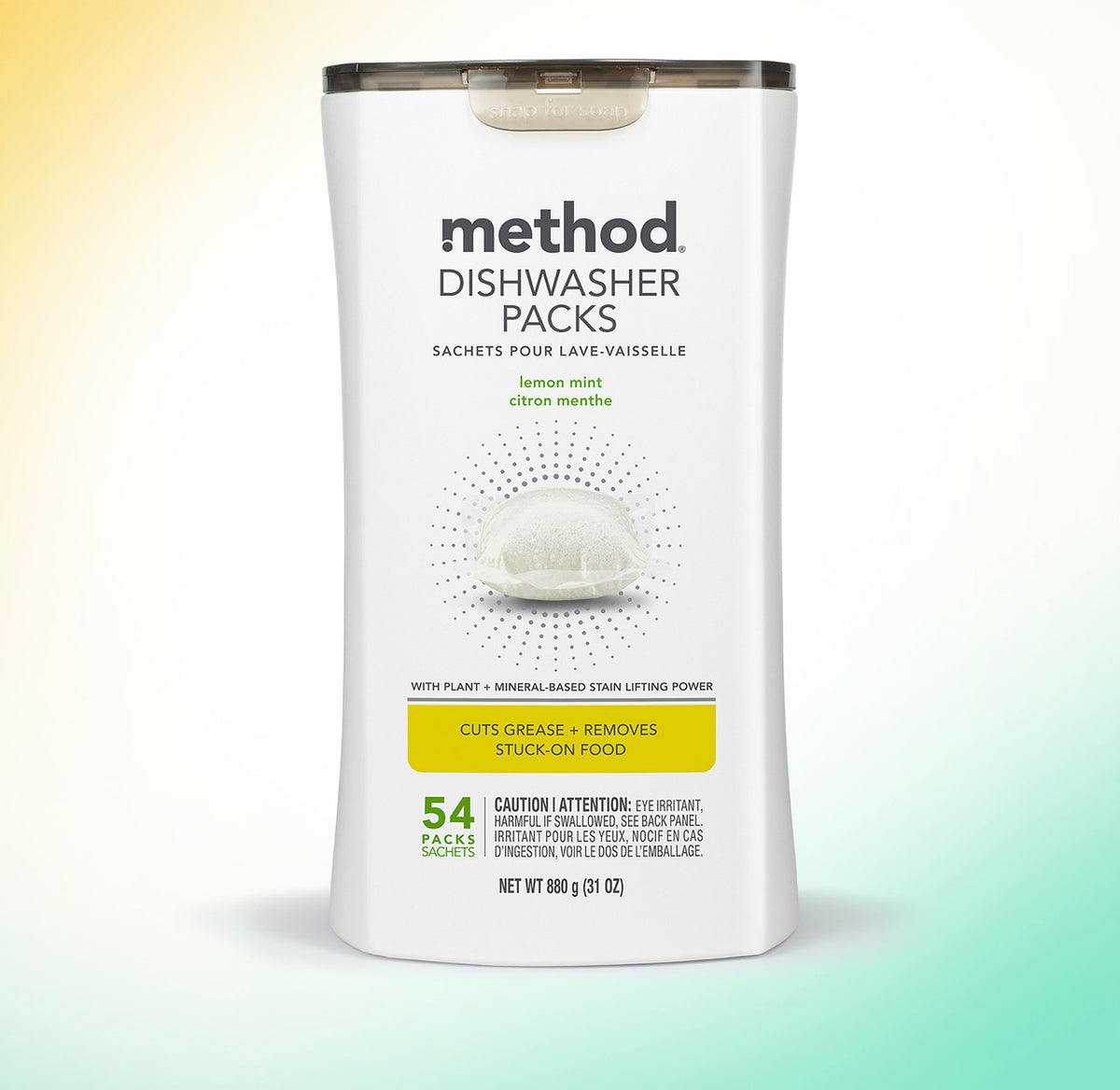 dishwasher packs – lemon mint, 54 ct - Image 2
