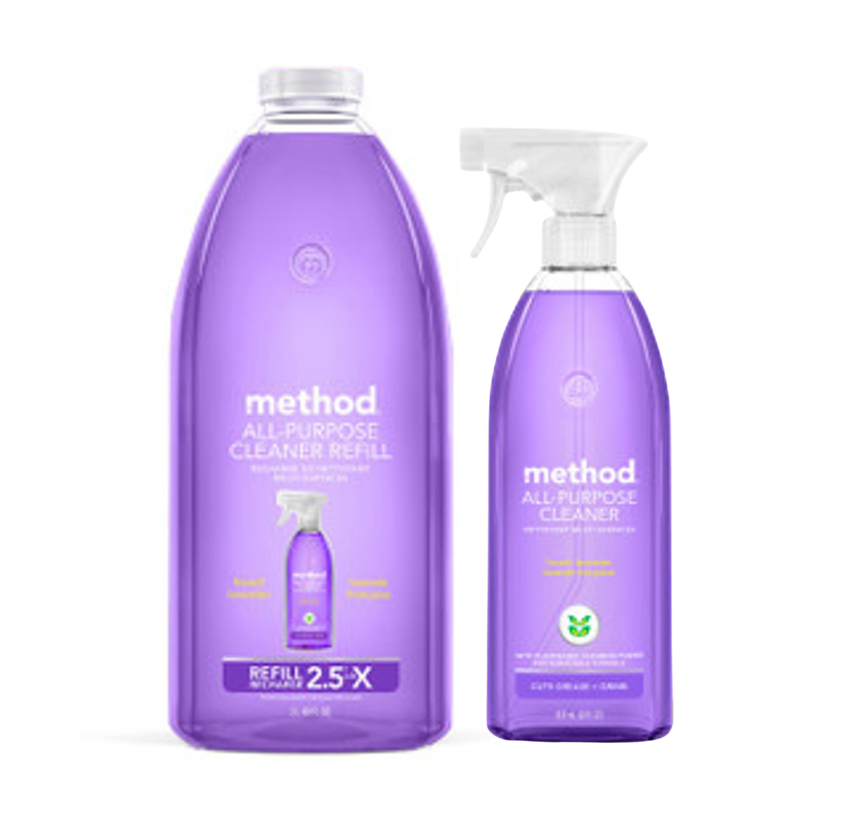 5_166690d2-ef6b-4fb8-a2a4-83ebdbe87314.png all-purpose cleaner refill set – french lavender, 96 fl oz - Image 1