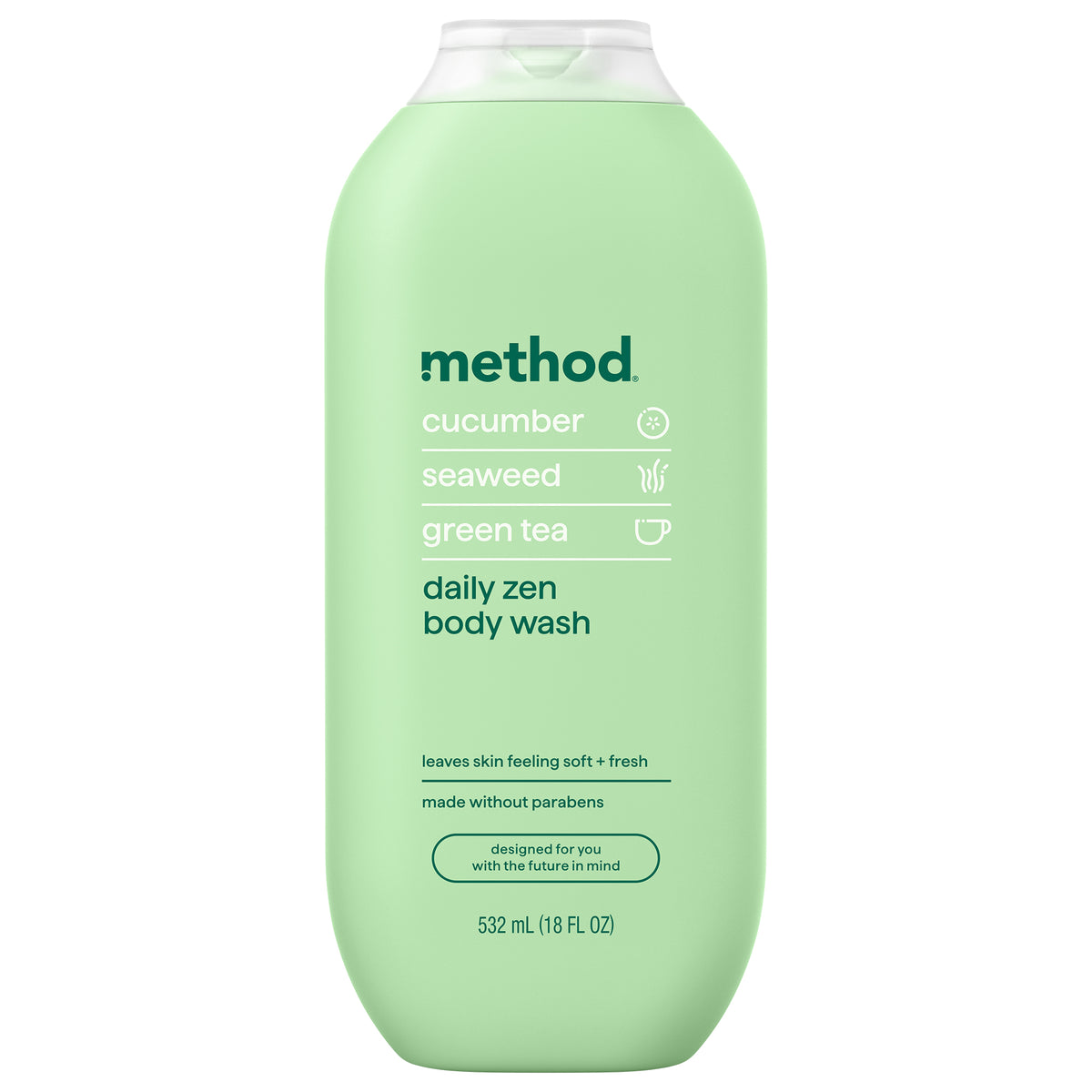 MTHD_BW_18oz_DailyZen_Front_US_317867_2000px.jpg body wash – daily zen, 18 fl oz - Image 1