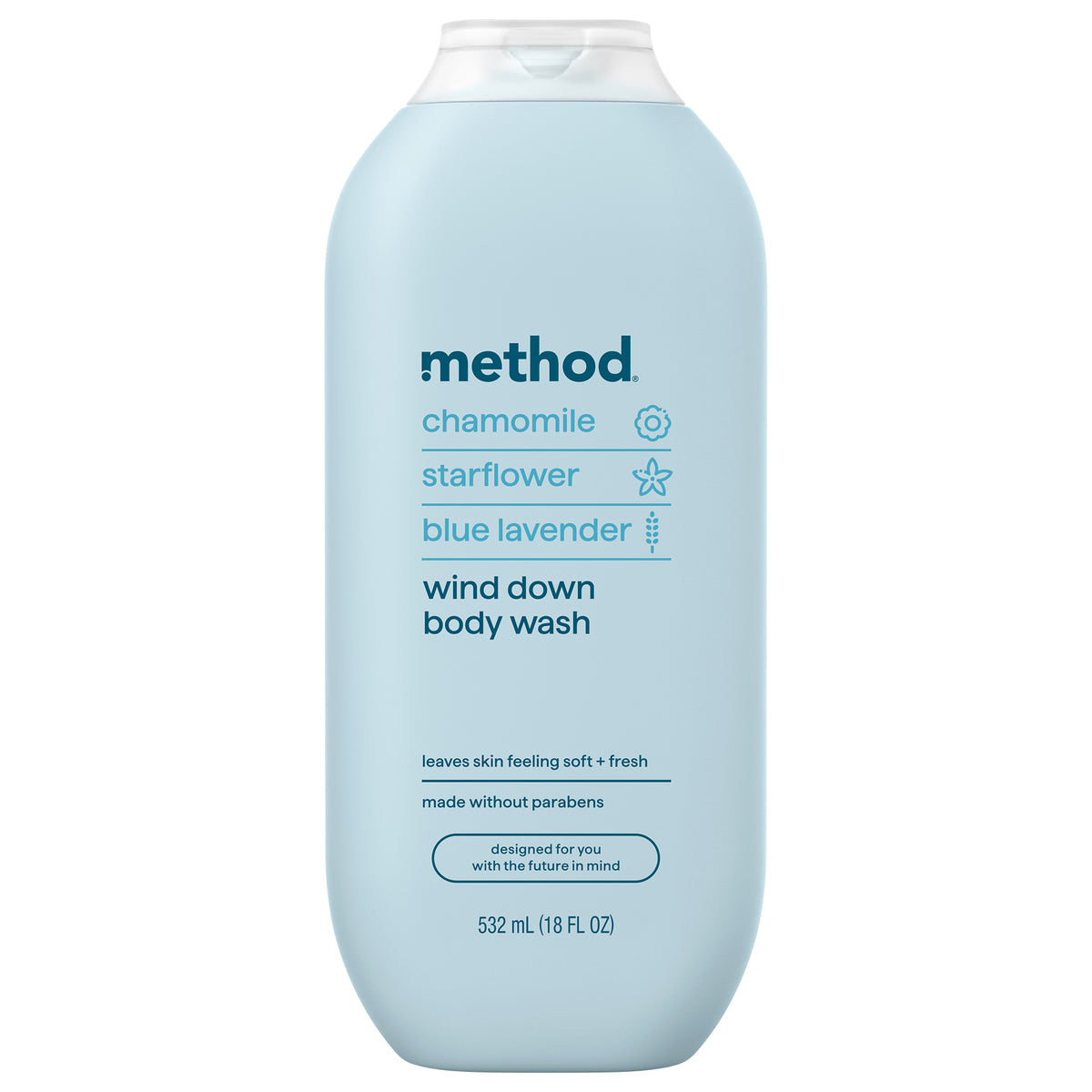 MTHD_BW_18oz_WindDown_Front_US_317888_2000px.jpg body wash – wind down, 18 fl oz - Image 1