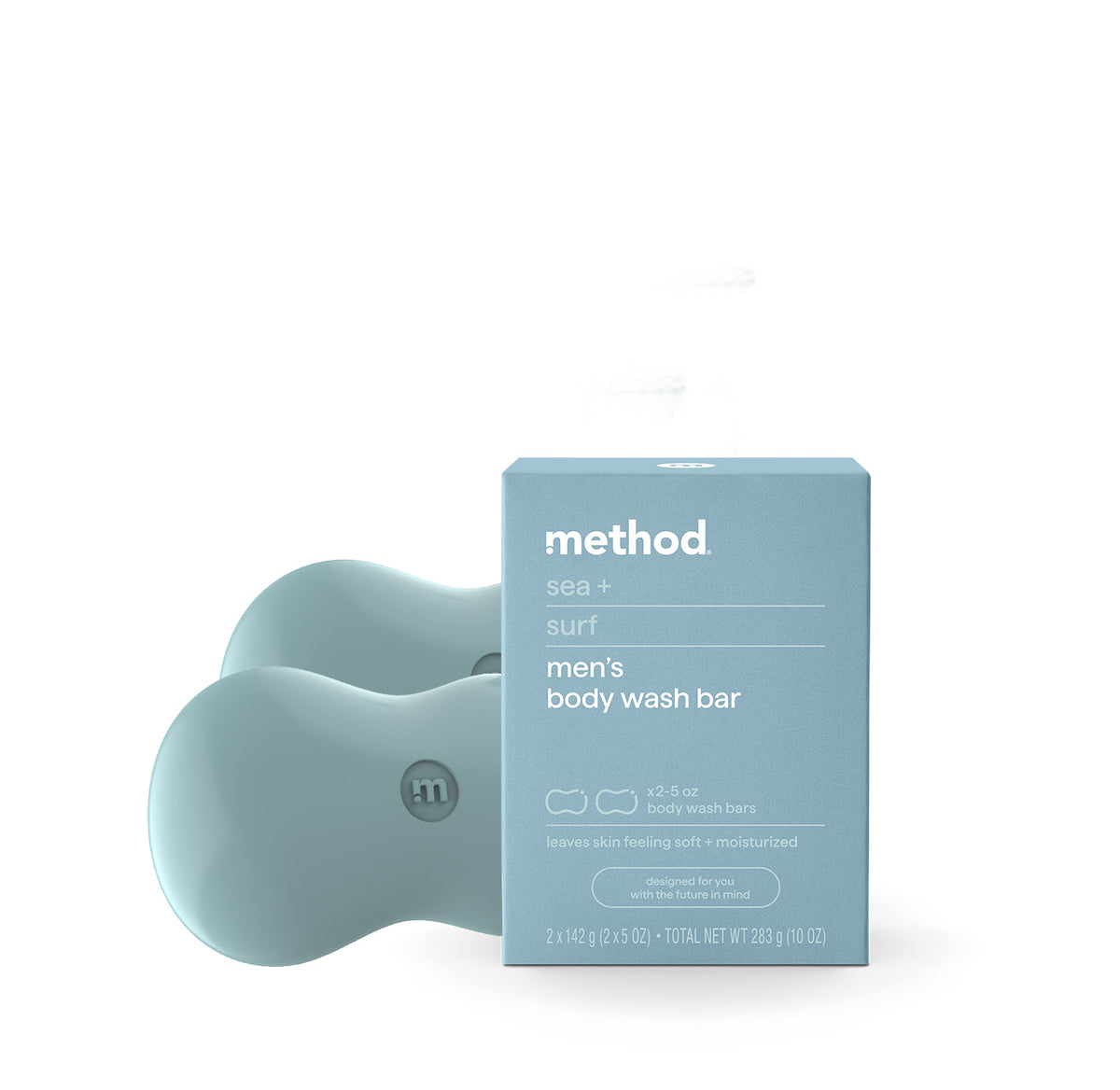 MTHD_BarSoap_SeaSurf_OnWhite.jpg bar soap – sea + surf, 2 bars - Image 1