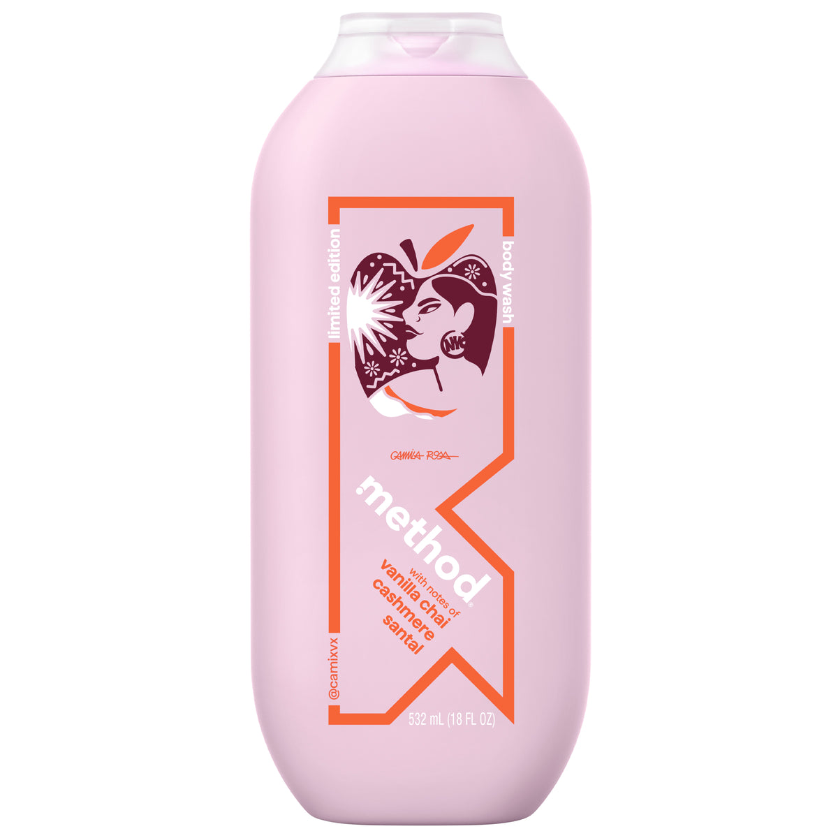 MTHD_LTOArte_BW_18oz_NY_Front_US_399555.jpg body wash – with notes of vanilla chai, cashmere, and santal, 18 oz. - Image 1
