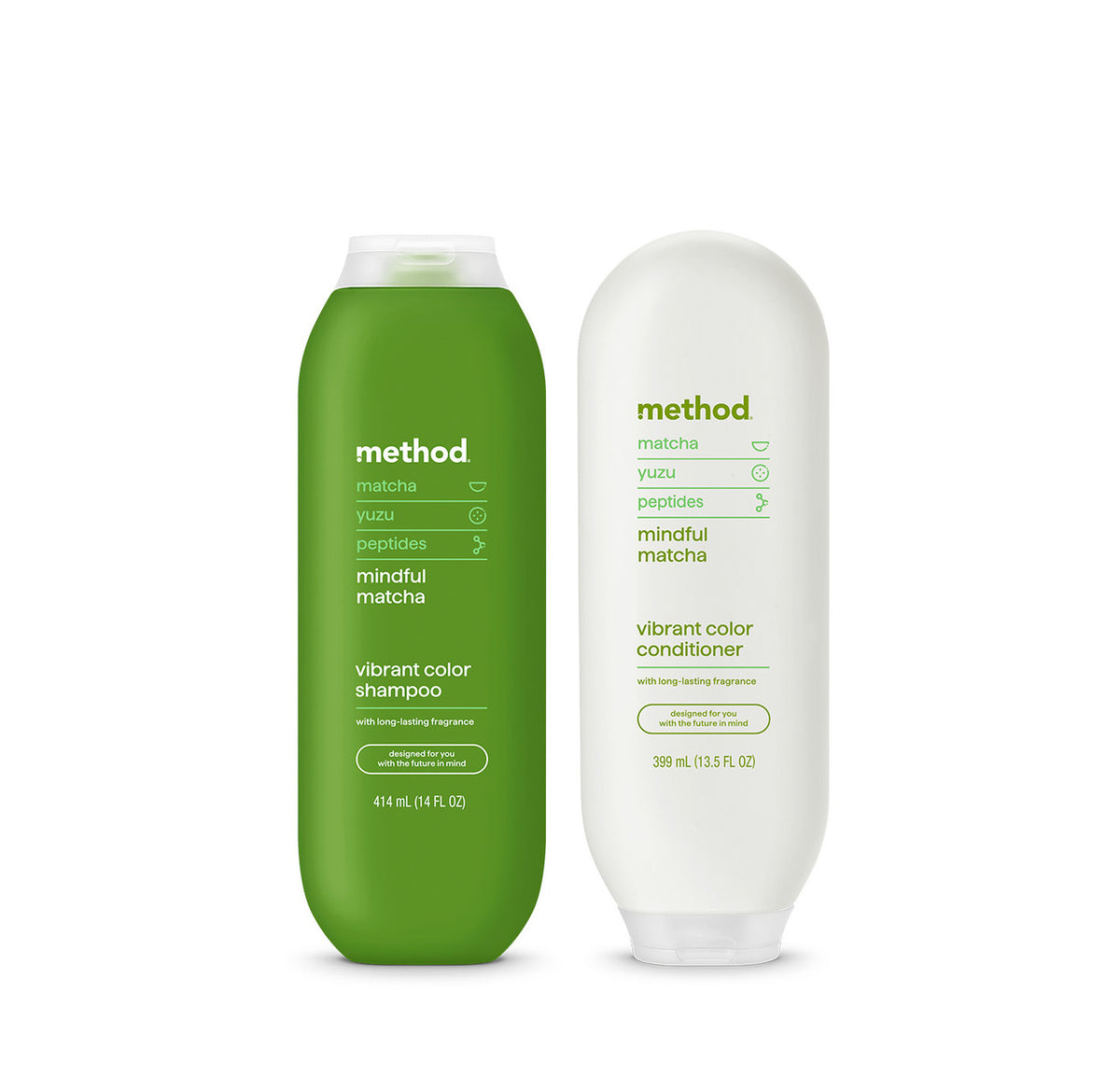 MTHD_mindfulmatcha_HairBundle_onwhite__66348.1732915008.386.513_b852fc88-0836-4e23-963e-805657b8ca2c.jpg vibrant color shampoo + conditioner bundle – mindful matcha, 27.5 oz - Image 1