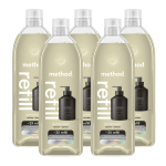 vetiver + amber gel hand wash refill 5-count bundle, 170 fl oz